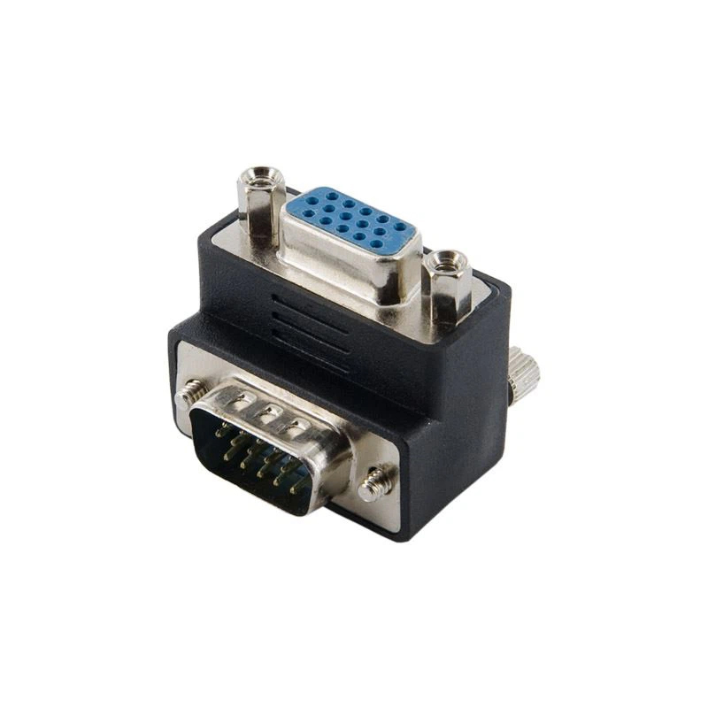 Pravo&uacute;hl&yacute; kabelov&yacute; adapt&eacute;r VGA na VGA