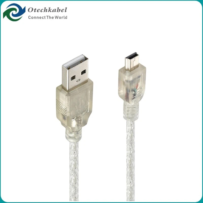 C&acirc;ble mini-USB transparent